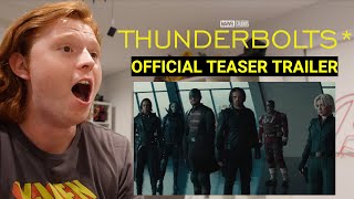 THUNDERBOLTS TEASER TRAILER  REACTION AND ANALYSIS [upl. by Stedt792]