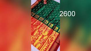 PAITHANI SAREES Rs 2000 TO ONWARD 9373240076 [upl. by Eniamreg878]