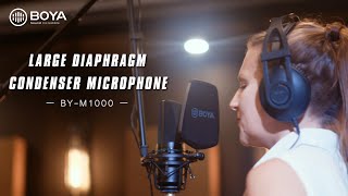 BYM1000 Large Diaphragm Condenser Microphone [upl. by Haimirej710]