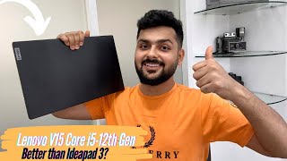 Lenovo V15 with Core i5 12th Gen Unboxing amp Review This Laptop Is Different [upl. by Cozmo]