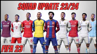 ATUALIZANDO O FIFA 23 SEM USAR NENHUM MOD  SQUAD UPDATE 2324  FIFA 23 [upl. by Ecirtal425]