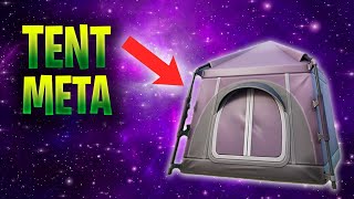 the TENT meta in Fortnite is OP shorts [upl. by Airdnna915]