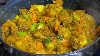 Curried ChickenHow to make Curry Chicken Jamaican Style [upl. by Aileen]