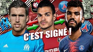 40 TRANSFERTS OFFICIELS POUR LA SAISON 20182019 80  Ben Arfa Bernat Dembélé Trapp [upl. by Inalak]