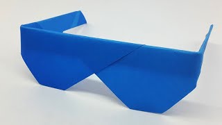 how to make paper sunglasses without glue [upl. by Kus195]