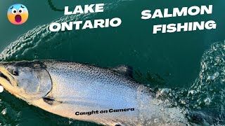 Salmon Fishing Lake Ontario July 2024 [upl. by Nnauol]