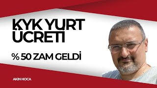 SON DAKİKA ZAM KYK HESAPLARINI KONROL EDİN YURT ÜCRETİ BORÇLARI GÖRÜNMEYE BAŞLADI [upl. by Mauri]