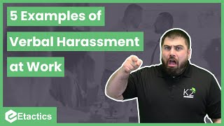 5 Examples of Verbal Harassment At Work [upl. by Aubrette496]