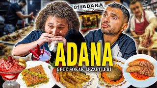 ADANA GECE SOKAK LEZZETLERİNİ DENEDİK  wbicimali [upl. by Nosa]