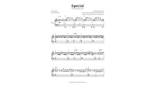 SZA Special  With Chord Symbol — Intermediate Piano — Sheet Music [upl. by Hammad]