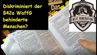 Dürfen einarmige Einhandmesser führen Diskriminierung von Behinderten durch das Waffengesetz [upl. by Leigha385]