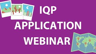 IQP Application Webinar Details for Class of 2025 Sophomore Parents [upl. by Luapnoj]