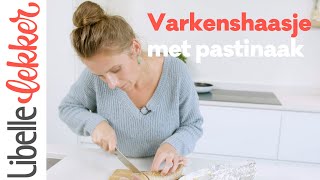 Klaar in 30 minuten redactrice Natalie maakt een varkenshaasje in de oven met pastinaak [upl. by Imeaj]