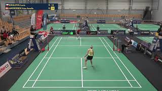 Match Point  Lucie Krulová vs Irina Amalie Andersen  WS SF  Latvia Int 2023 [upl. by Ermengarde356]