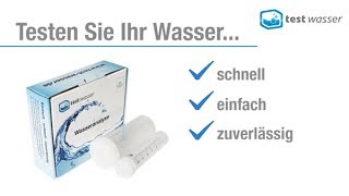 Trinkwasser Test für Leitungswasser – Wasser testen lassen und Trinkwasserqualität ermitteln [upl. by Arturo924]