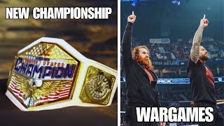 WWE announces New Championship  Bloodline vs Bloodline will take place at WWE WarGames [upl. by Mcdade]