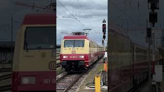 🚂 Die 101 001 im RheingoldLook rollt nach Basel AKERheingold auf seiner Reise nach Domodossol🌞 [upl. by Isewk188]