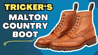 TRICKERS MALTON COUNTRY BOOT REVIEW amp UNBOXING [upl. by Laflam]