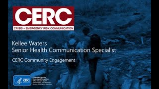 CDC’s CERC Community Engagement [upl. by Girovard302]