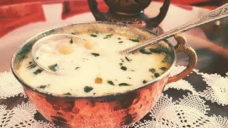 Nohutlu Buğdaylı Yoğurt Çorbası Nasıl Yapılır  Yoghurt Soup cimenhulya [upl. by Imnubulo]