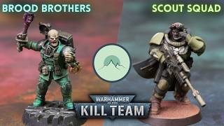 Genestealer Cults vs Space Marine Scouts Kill Team Battle Report [upl. by Ilyah]