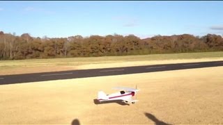 Great Planes Super Aeromaster Electric Conversion Maiden Flight [upl. by Sigismund434]