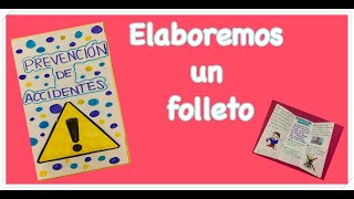 ¿Cómo elaborar un FOLLETO tríptico 👩🏽‍🏫✍🏽 [upl. by Lesly824]