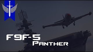 War Thunder F9F5 Panther  Surprisingly Fun [upl. by Halimaj]