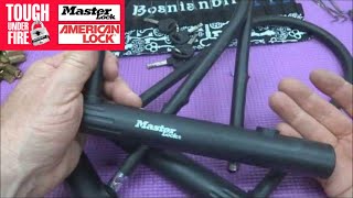 352 Master Lock 8184D Disc Detainer Bike ULock [upl. by Ellynad]