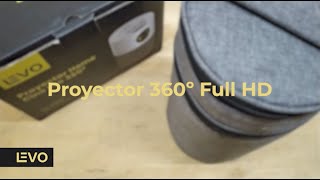 Manual de Uso Proyector Led Portátil 360º Full HD Home Cinema Levo [upl. by Elimac762]