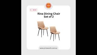 Rina Dining Chair Set of 2 [upl. by Agna308]