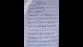 How to write book review book review of wings of fire book review writing format  book review [upl. by Latia]