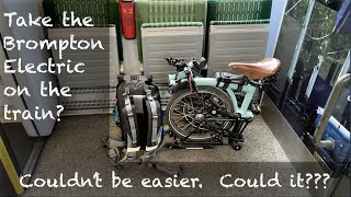 Brompton Electric  Bike train commute [upl. by Clinton]