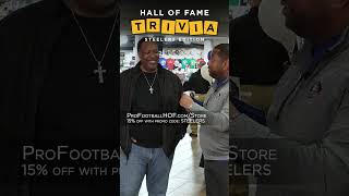 Pro Football Hall of Fame Trivia Steelers Edition Episode 6 shorts nfl steelers [upl. by Bing]