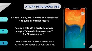 ATIVAR DEPURAÇÃO USB [upl. by Malanie]