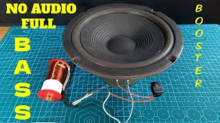 How To Make Bass Boosted Speaker  Only Bass  With use coil [upl. by Odiug]