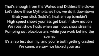 Ghostbusters Vs Mythbusters Epic Rap Battles Of History Lyrics [upl. by Calida]