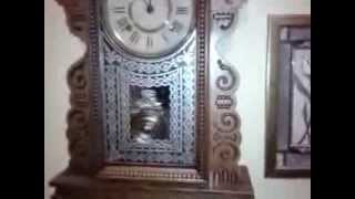 Raríssimo Ansônia Kirkwood Mantle Clock1901  Funcionando [upl. by Eceinehs]