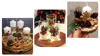 150 stunning Christmas centerpiece candle ideas interiors garden decoration decorlife [upl. by Kopaz]