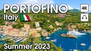 Portofino 🇮🇹 Italy  4K  Walking Tour [upl. by Nylitak965]