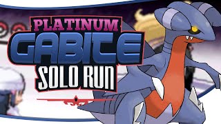 Can I Beat Pokemon Platinum with ONLY Gabite [upl. by Nnyltiak]