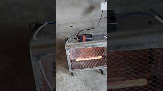 Heater element cooling fanshortsfeed experiment sujanexperiment project making youtubeshorts [upl. by Ytsud]