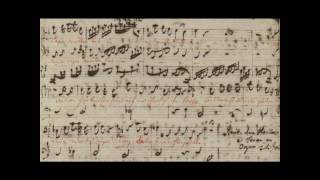 Bach Manuscript  Matthaeus Passion  33 [upl. by Wilt]