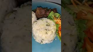 Coconut Milk  Callaloo Rice  BBQ Turkey Neck  Recipes By Chef Andre Davy  shorts [upl. by Deloria576]