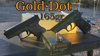 40 sampw Speer Gold Dot 165gr in ballistics gel [upl. by Klara575]