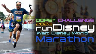 Dopey Challenge 2022 runDisney Walt Disney World Marathon [upl. by Ettenrahc282]