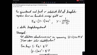 FY2 8D Bevegelsesmengde og energi 4 Kinetisk energi [upl. by Mather]