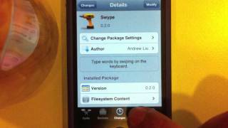 Swype Keyboard for iPhone  iPod and iPad installation  and Review [upl. by Anassor23]