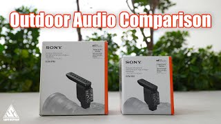 Sony ECMB10 vs Sony ECMB1M  Outdoor Audio Comparison [upl. by Warden]