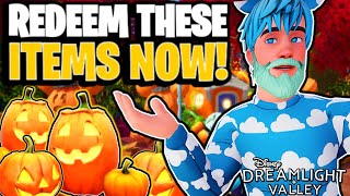 Dont Forget To CLAIM Previous Halloween REWARDS  Dreamlight Valley [upl. by Nepets]